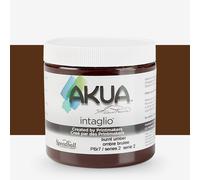 Akua : Intaglio Ink : 8oz : 236ml : Burnt Umber