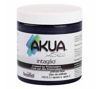 Akua Radiation Iipb Water-Based Ink, 8 oz Jar, 6.8 cm Height, 8.5 cm Wide, 8.5 cm Long, Phthalocyanin Blue