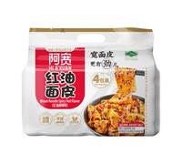A'Kuan Broad Noodle Spicy 4pcs 440g