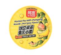 A'KUAN Mashed Pea With Chongqing Noodle (Hot Spicy Flavor)105g