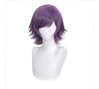 Akudama Drive Courier Cosplay 32 cm Short Wig Purple Grey Wig Cosplay Anime Cosplay Wigs Heat Resistant Synthetic Wigs Halloween