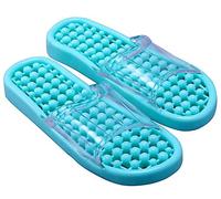 AKUGA Acupressure Slipper Foot Relaxer Pain Relief Accu Paduka Health Care Manual Acupressure Slippers Relieves Pressure & Pain Points Natural Leg Foot Massager Chappal For Unisex Adults, Multi Color