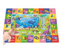 AKUNRUG Baby Play Mat for Floor, Kids Rug Playmat Baby Crawling Mat Educational Tummy Time Mat Soft ABC Play Mat for Toddlers Infants Kids Rug for Playroom Classroom (150X100 CM, Style 2)