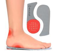 Akusoli Heel Cushion Pads for Plantar Fasciitis. Heel Lifts Shoe Inserts, Height Lift 1cm. Shock Absorption & Extra Cushioning Comfort Inserts for Work Boot, for Achilles Tendinitis