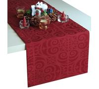 Akutana Red Table Runner 48 inch, Cranberry Dresser Scarf, Outdoor Coffee Table Runner, Burgundy Dining Table Runners for Fiesta, Dinner Parties, Events, Wedding, Thanksgiving, Halloween, Christmas