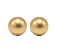 AKUYAO 2PCS/Set 35mm LB-35 M6 Metal Fight Stick Ball Head Arcade Joystick Ball Top Multi Color Replacement (Gold-Plated)