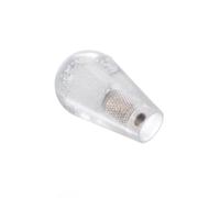 AKUYAO Joystick Transparent Crystal Bubble Ellipse Top Ball Head Handle Knob for Arcade Game Handle Replacement Parts (Transparent White)