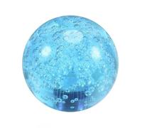 AKUYAO LB-35 Clear Transparent Bubble Top Ball for Video Arcade Joystick Ball Top Handle Rocker Round Head Arcade Replace Parts (Thread Size:Fits all M6 screw) (Clear Blue)