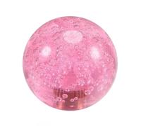 AKUYAO LB-35 Clear Transparent Bubble Top Ball for Video Arcade Joystick Ball Top Handle Rocker Round Head Arcade Replace Parts (Thread Size:Fits all M6 screw) (Clear Pink)
