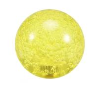 AKUYAO LB-35 Clear Transparent Bubble Top Ball for Video Arcade Joystick Ball Top Handle Rocker Round Head Arcade Replace Parts (Thread Size:Fits all M6 screw) (Clear Yellow)
