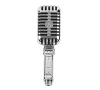 AKV Microphone Shower Head - Handheld Shower Head, 7.87inch Creative Vintage Microphone Shaped Showerhead Detachable Shower Head, Personalised High Pressure Shower Heads, Let's Sing our hearts out!