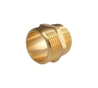AkvoDrip Double Nipple 1 1/4 Inch Male Thread Brass 1 1/4 Inch Male Thread Nipple Suitable for Drinking Water