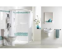 AKW Heavy Duty Shower Curtain 1800mm x 2000mm