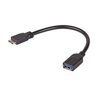 Akyga AK-AD-30 USB A 3.0 Female to Micro USB 3.0 Male OTG Adapter Cable 15 cm