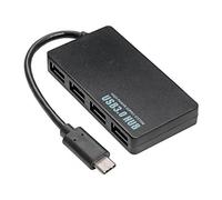 Akyga AK-AD-52 USB hub combo multi-port splitters black plastic co...