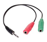 Akyga AK-AV-08 Audio Adaptor Converter Mini Jack Cable Male to Female 15 cm