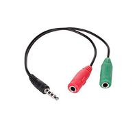 Akyga AK-AV-08 Audio Adaptor Converter Mini Jack Cable Male to Female 15 cm