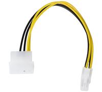 Akyga AK-CA-12 Molex Male to P4 4-Pin Female Adapter Cable 15 cm
