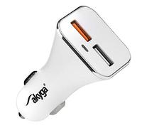 Akyga AK-CH-08 2x USB Car Charger 3A QC Charger for Cigarette Lighter