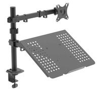 Akyga AK-MB-04 Monitor desk mount 81.3 cm Black Tiltable Swivelling