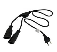 Akyga AK-RD-05A Distributor Cable Y 2x CEE 7/16 Europlug Copper 1.2 m