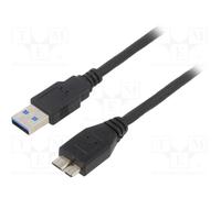 USB Cable AK-USB-13 USB A (m)/ Micro USB B (m) ver. 3.0 1.8m
