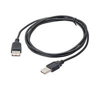 AKYGA AK USB PC Data USB 2.0 Extension Lead Cable A Male to A Female 1.8 m Black