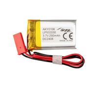 Akyga AKY0106 Battery pack LiPo 3.7 V 250 mAh Rechargeable Non-sta...