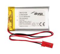 Akyga AKY0108 Battery pack LiPo 3.7 V 850 mAh Rechargeable Non-sta...