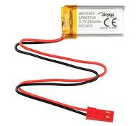 Akyga AKY0384 Non-standard rechargeable LiPo 3.7 V 250 mAh Battery...