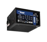 Akyga ATX Power Supply 500W AK-C1-500 P4+4 2X PCI-E 6+2 pin 4X SATA 2X Molex APFC Fan 12cm 80 Plus