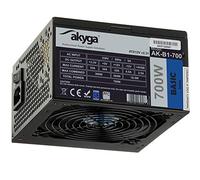 AKYGA Basic Power Supply ATX 2.31 AK-B1-700BE Black Edition 700W P4+4 PCI-E 6+2 pin, 5X SATA, PPFC, Fan 120 mm