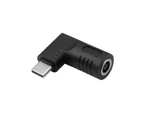 AKYGA Charging Plug for Notebook Power Adapter AK-ND-D16 65W 6.0 x 3.7 mm/USB-C Black