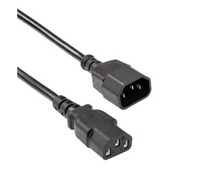 Akyga Extension Stromkabel for PC Printer Screens - Black, black 3m