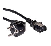 Akyga Power Cable for PC Printer Screens - Black, black 1,8m
