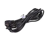 Akyga Power Cable for PC Printer Screens - Black, black 5m