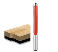 Akylin Extra Long Flush Trim Router Bit 1/2 Inch Shank - Cut Dia 1/2", Cutting Length 3" , Top Bearing Template Router Bits, Flush Cut Router Bit for Woodworking Trimming, by Akylin.