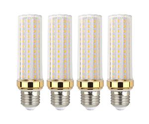 Akynite E27 LED 20W Warm White 3000K 2000LM, 88 LEDs, Equivalent to E27 150W Halogen, Edison Screw Fitting LED Corn Light Bulbs for Floor Lamp Ceiling Lamp, Not Dimmable, Pack of 4