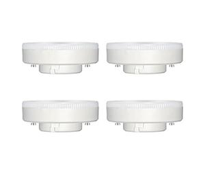 Akynite GX53 LED Bulb 9W Cool White 800LM, AC 230V, Replacement for GX53 CFL, 180° Under Cabinet Bulbs GX 53 Daylight White, not dimmable, Under Cupboard Lighting, Pack of 4