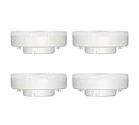 Akynite GX53 LED Bulb 9W Cool White 900LM, AC 230V, Replacement for CFL & Halogen, 180° Under Cabinet Lighting, Daylight White, Not Dimmable, for Kitchen, Pack of 4