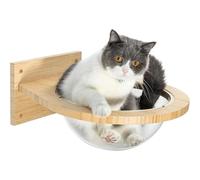 Akynjtbca Cat Wall Shelves, Wall Mounted Cat Bubble Furniture,Transparent Cat Capsule Bed Set,Cat Hammock for Living Room or pet Room.