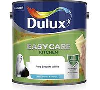 Dulux Easycare Kitchen Matt Emulsion Paint For Walls And Ceilings - Pure Brilliant White 2.5L