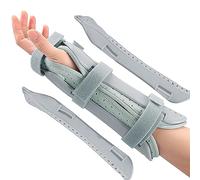 AKZOEYHEALTHE Forearm & Wrist Support Brace Splint, Breathable Forearm Wrist Immobilizer Brace, Upgraded with Double Splint