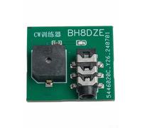 AL-344 CW Trainer Hand Key Exerciser with Buzzer & Green LED Rhythm Indicator for Code Practice, Compact Eraser-Sized Portable Device