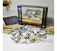 Al-Aqsa Masjid Puzzle & Poster - 252-Piece Islamic Mosque Jigsaw, Zeepeek Educational Kids' Series, Depicting Jerusalem, Palestine, with Bonus Art, Perfect Children's Eid & Ramadan Gift, for Ages 7+