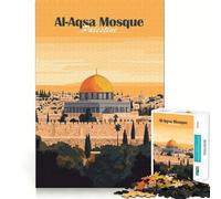 Al-Aqsa Mosque, Palestine Jigsaw Puzzles for Adults 1000 Brain Exercise Smooth Cut Home Activity (38x52cm)
