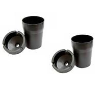 AL-FAHMI 2 x Butt Bucket Extinguishing Ashtray With Lid,Patios,Outdoor Pub Car Plastic Ashtray. (Pack of 2)
