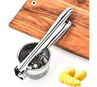 AL-FAHMI Stainless Steel Potato Ricer Masher Heavy Duty Potato Ricer Lemon Squeezer Fruit Presser Vegetable Peeler