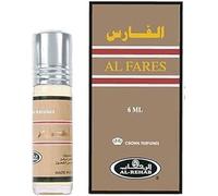 Al Fares Concentrated Perfume Oil 6ml | Strong Woody Oriental Attar for Men | Alcohol-Free & Long Lasting Fragrance