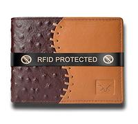 AL FASCINO Georgia Brown and Tan Men's Wallet (AFAT0023BRTN), Georgia Brown and Tan, Georgia Brown and Tan